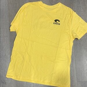 Costa Men's Sunny Yellow Tee
